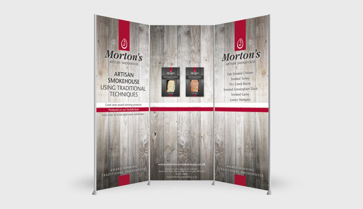 Morton's Smokehouse Exhibition Stand